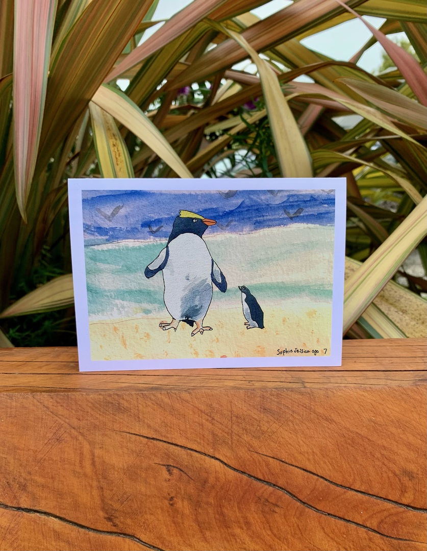 Handmade Penguin Greetings Cards image 0